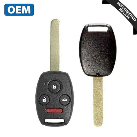 2006-2017 Honda Civic / 4-Button Remote Head Key / PN: 35111-SVA-306 / N5F-S0084A (OEM Recase)
