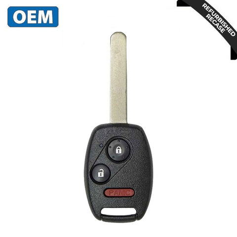 2006-2017 Honda / 3-Button Remote Head Key / PN: 35111-SVA-305 / N5F-S0084A (OEM Recase)
