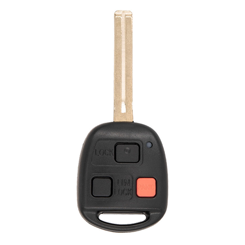 2001-2002 Lexus / 3-Button Remote Head Key Short Blade / PN: 89070-60081 / HYQ1512V (AFTERMARKET)