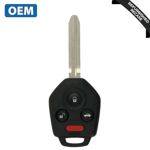 2018 Subaru Outback Legacy / 4-Button Remote Head Key / PN: 57497-AL27A / CWTB1G077 (Black Pod)/ G Chip / 433 Mhz (OEM Recase)