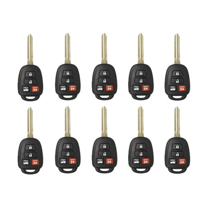 50 x 2014-2018 Toyota Camry / 4-Button Remote Head Key / HYQ12BDM (H Chip) (AFTERMARKET) (Bundle of 50)