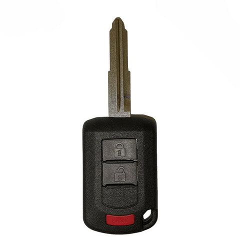 2013-2020 Mitsubishi Mirage / 3-Button Remote Head Key / PN: 6370B904 / OUCJ166N (OEM Recase)