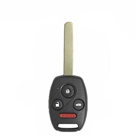 2012-2014 Honda Civic Accord Plug In / 4-Button Remote Head Key / PN: 35118-TR0-A00 / N5F-A05TAA (OEM Recase)