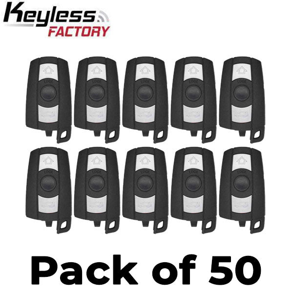 50 x 2004-2011 BMW 3 / 5 Series / 3-Button Smart Key / KR55WK49127 KR55WK49123 / CAS3 / 315 MHz (AFTERMARKET) (Bundle of 50)