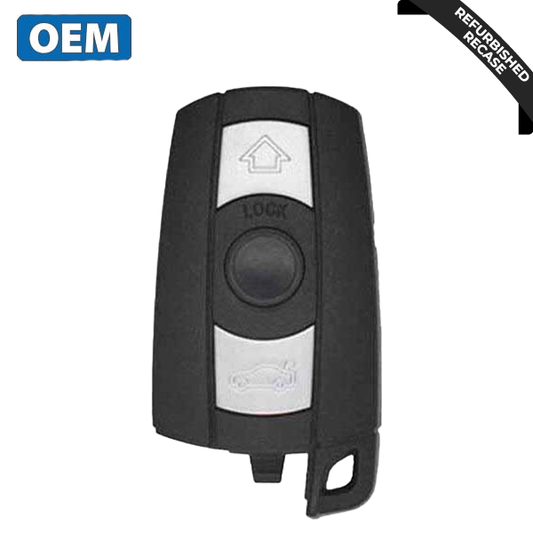 2004-2015 BMW / 3-Button Smart Key / PN: 6986583-05 / KR55WK49127 (OEM Recase)
