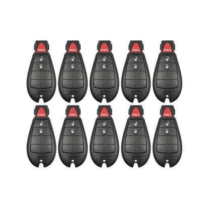 50 x 2008-2017 Chrysler Dodge Jeep VW / 3-Button Fobik Key/ M3N5WY783X / 433 MHz (AFTERMARKET) (Bundle of 50)