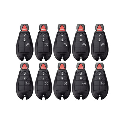 25 x 2013-2020 Dodge RAM / 4-Button Fobik Key / GQ4-53T (AFTERMARKET) (Bundle of 25)