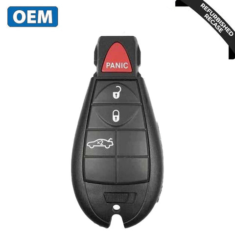 2008-2010 Dodge Charger Challenger Magnum / 4-Button Fobik Key / PN: 05026886AJ / IYZ-C01C (OEM Recase)