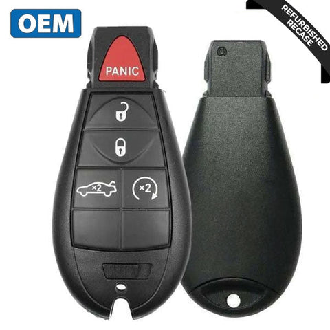 2012-2016 Dodge Dart / 5-Button Fobik Smart Key / PN: 56046773AA / M3N32297100 (OEM Recase)