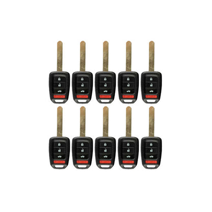 50 x 2013-2015 Honda Accord / Civic / 4-Button Remote Head Key / MLBHLIK6-1T (G-Chip) (AFTERMARKET) (Bundle of 50)