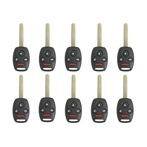 25 x 2008-2014 Honda Acura / 4-Button Remote Head Key / MLBHLIK-1T / (AFTERMARKET) (Bundle of 25)