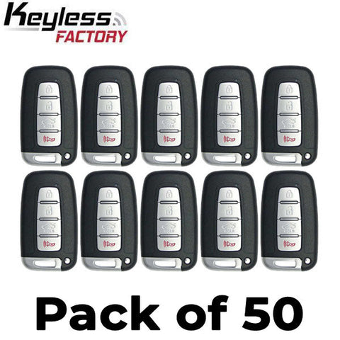 50 x 2009-2015 Hyundai Kia / 4-Button Smart Key / PN: 95440-3N250 / SY5HMFNA04 (AFTERMARKET) (Bundle of 50)