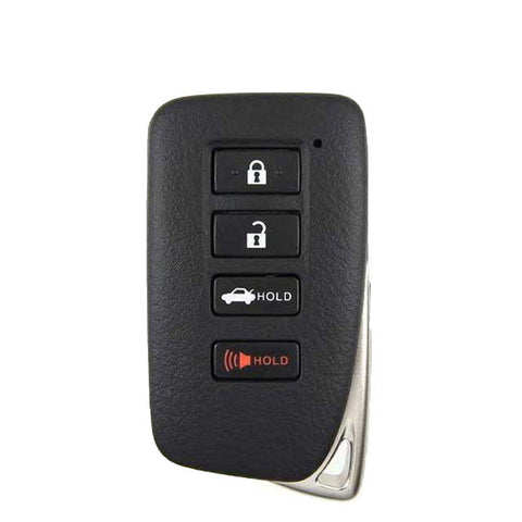 2014-2020 Lexus RCF / 4-Button Smart Key / PN: 89904-24100 / HYQ14FBA (OEM Recase)