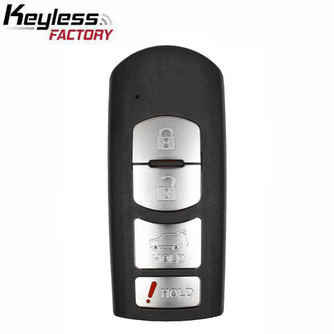 2016-2019 Mazda CX-5 CX-9 / 4-Button Smart Key / PN: TKY2-67-5DY / WAZSKE13D02 (AFTERMARKET)