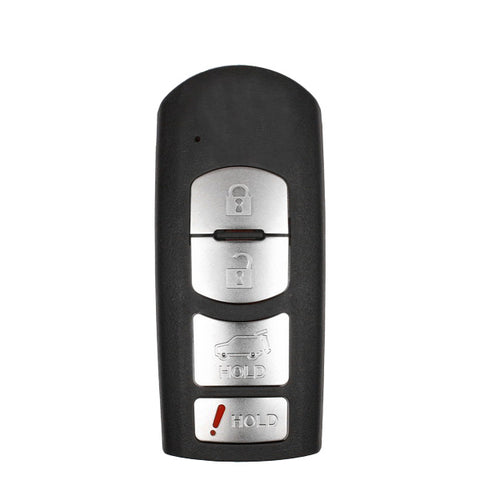 2016-2019 Mazda CX-5 CX-9 / 4-Button Smart Key / PN: TKY2-67-5DY / WAZSKE13D02 (AFTERMARKET)