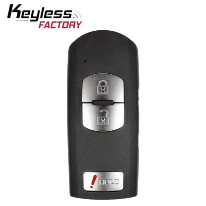 2012-2018 Mazda 3 CX-3 CX-5 / 3-Button Smart Key / PN: KDY3-67-5DY / WAZSKE13D01, WAZSKE13D021 (AFTERMARKET)