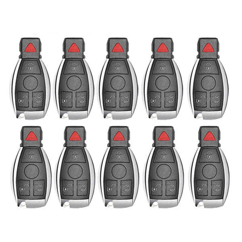 50 x 1997-2014 Mercedes Benz / 4-Button Fobik Key / IYZ-3312 / 315 MHz (Double Battery) (AFTERMARKET) (Bundle of 50)