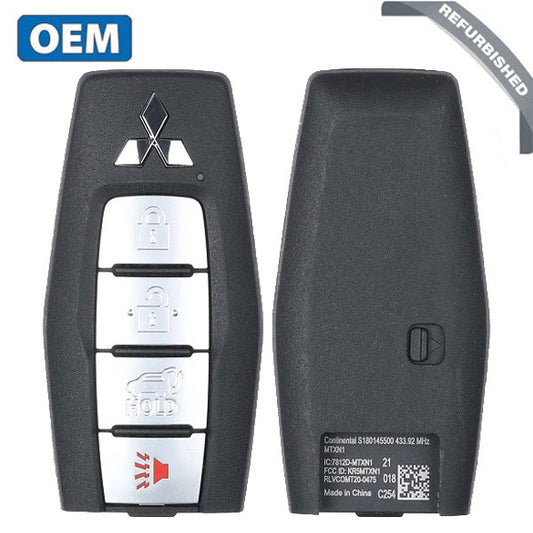 2021-2022 Mitsubishi Outlander / 4-Button Smart Key / PN: 8637C254 / KR5MTXN1 (OEM Refurb)