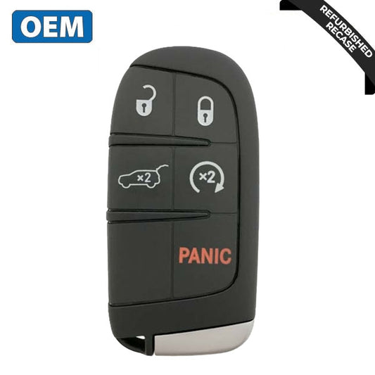 2014-2020 Jeep Grand Cherokee / 5-Button Smart Key / PN: 68143505AC / M3N40821302 (OEM Recase)