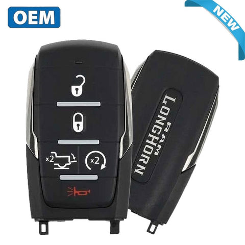 2019-2024 Dodge Ram 1500 Longhorn / 5-Button Smart Key / PN: 68575606AA / OHT-4882056 (OEM)