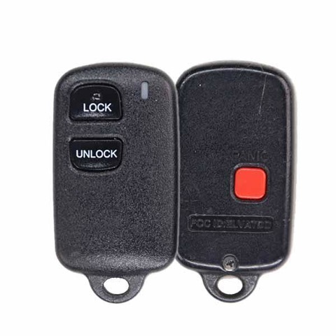1998-2006 Toyota / 3-Button Keyless Entry Remote / PN: 39742-0C010 / ELVATDD (AFTERMARKET)