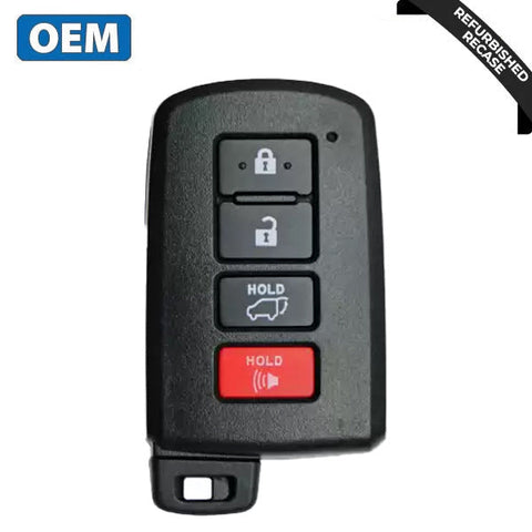 2014-2019 Toyota Highlander / 4-Button Smart Key / PN: 89904-0E121 / HYQ14FBA (OEM Recase)
