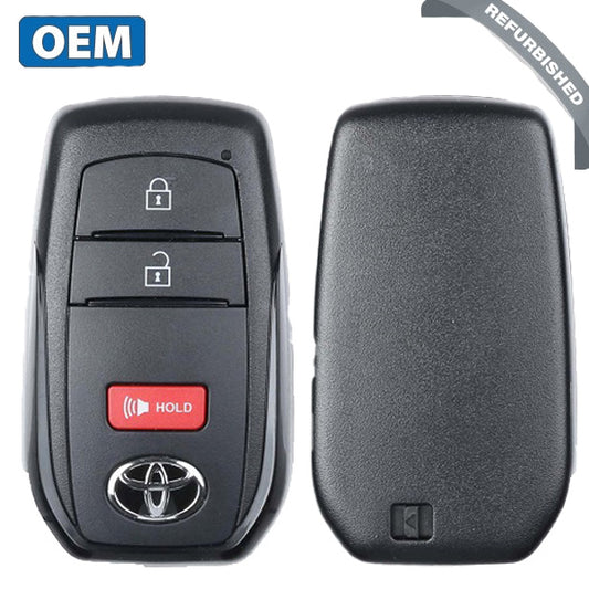 2023-2024 Toyota Tacoma Sequoia / 3-Button Smart Key / PN: 8990H-0C030 / HYQ14FBX (OEM REFURB)