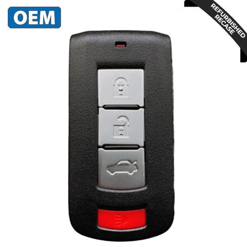 2008-2017 Mitsubishi / 4-Button Smart Key / PN: 8637A228 / OUC644M-KEY-N (OEM Recase)