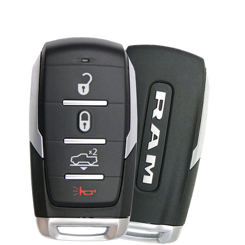 2019-2023 Dodge Ram 1500 Pickup / 4-Button Smart Key / PN: 68291688AD  / OHT-4882056 (OEM Refurb)