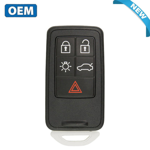 2008-2018 Volvo S60 S80 V40 V60 XC60 XC70 / 5-Button Smart Key / PN: 30659637 / KR55WK49264 (OEM)