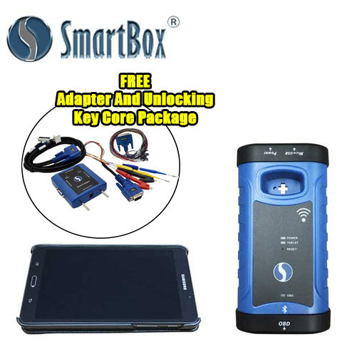 SmartBox - Automotive Key Programmer (2nd Generation) & Adapter And Unlocking Key Core Package