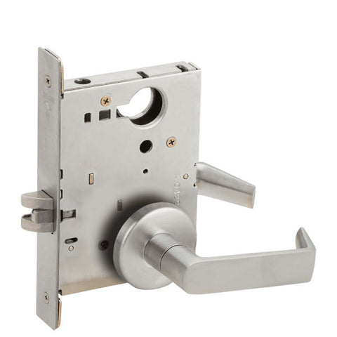 Schlage - L9010 - L Series - B Rose - Mortise Lock with Latchbolt - Passage - Grade 1