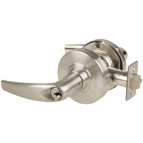 Schlage - ND80PD - Electrified Cylindrical lock - Storeroom - Athens Lever - Non-Handed - Satin Nickel - Grade 1