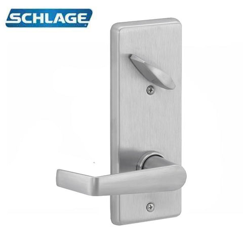 Schlage - S210LD - Interconnected Lock – Entrance - Less Cylinder - Satin Chrome - Grade 2