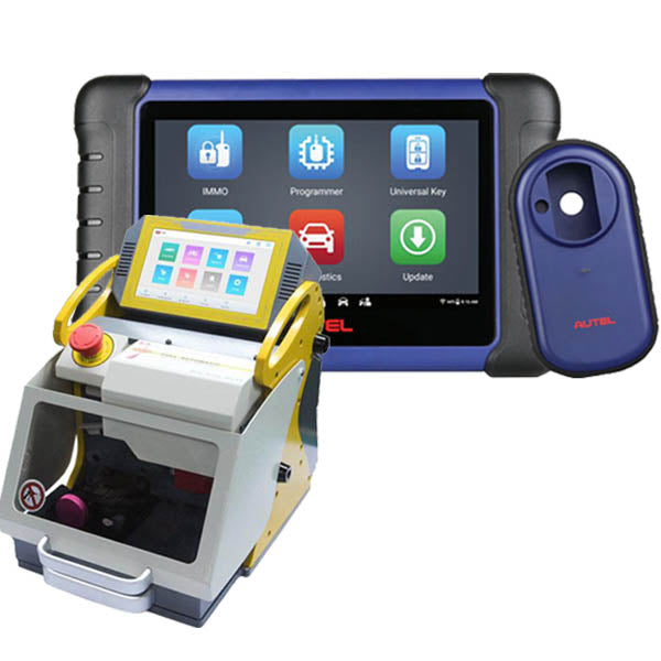 SEC-E9-NEW + AUTEL-IM508S Key Programmer & Key Cutting Machine - with 1 ...