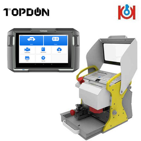 SEC-E9-PRO Automatic Key Cutting Machine (Generation V) & T-Ninja Pro - Automotive Key Programmer - Device Bundle