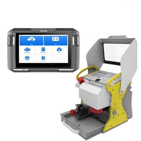 SEC-E9-PRO Automatic Key Cutting Machine (Generation V) & T-Ninja Pro - Automotive Key Programmer - Device Bundle