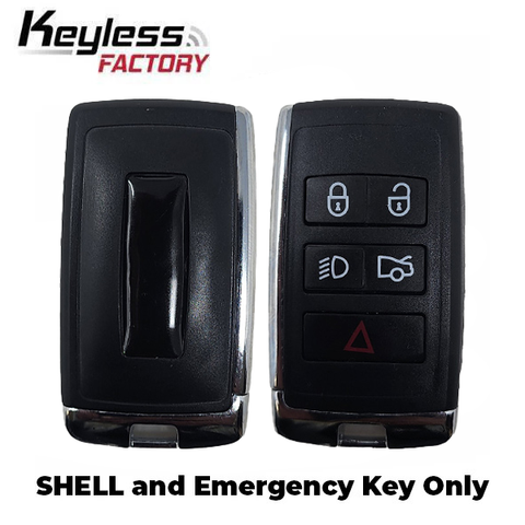 2018-2021 Jaguar Land Rover / 5-Button Smart Key SHELL for FK72 HPLA JPLA and K8D2 (AFTERMARKET)