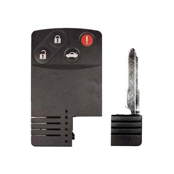 2004-2011 Mazda / 4-Button Smart Card Key SHELL for BGBX1T458SKE11A01 (AFTERMARKET)