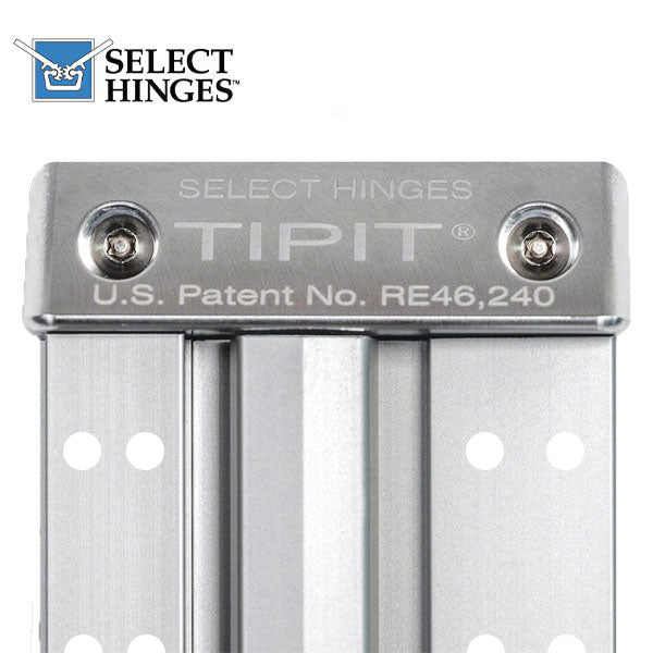Select Hinges - 11 - 83" - Geared Concealed Continuous Hinge - Aluminum - Heavy Duty - Hospital Tip