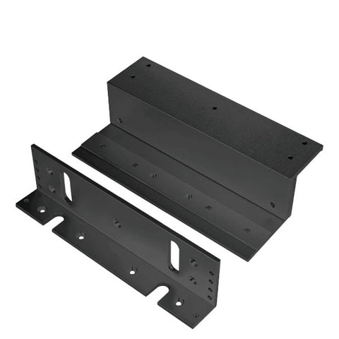 Seco-Larm - "Z" Brackets for 1200 lb Series Electromagnetic Locks - Indoor (Black)