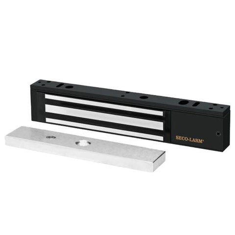 Seco-Larm - Single Door Maglock - 600 lb Holding Force - UL Listed (Black)