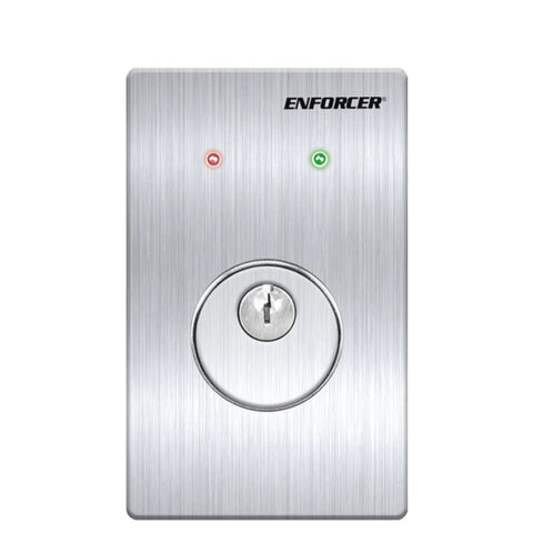 Seco-Larm - ENFORCER - Mortise Cylinder Key Switch - Single-Gang