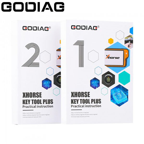 Xhorse Keytool Plus Tablet and GoDiag Key Tool Plus Practical Instruction Books 1 & 2