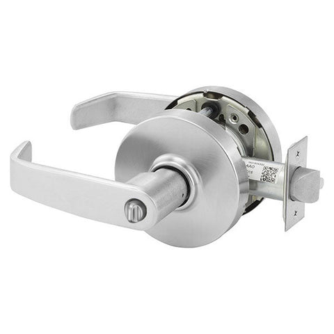 Sargent - 28FW-10G05 - 10 Line Bored Lever Lock - L Lever -  - 626 - Satin Chrome - Non Handed - Grade 1