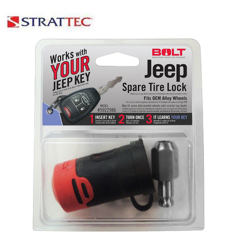 1991-2022 Jeep Wrangler / Spare Tire And Wheel JK Lock / Bolt / 5922986 (Strattec)