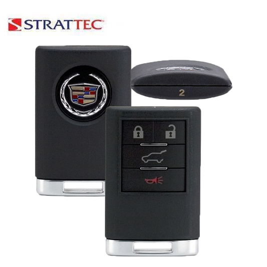 2008-2014 Cadillac CTS Wagon / 4-Button Keyless Entry Fob w/ Hatch / PN: 5923882 / 0UC6000066 (Strattec) (Driver 2)