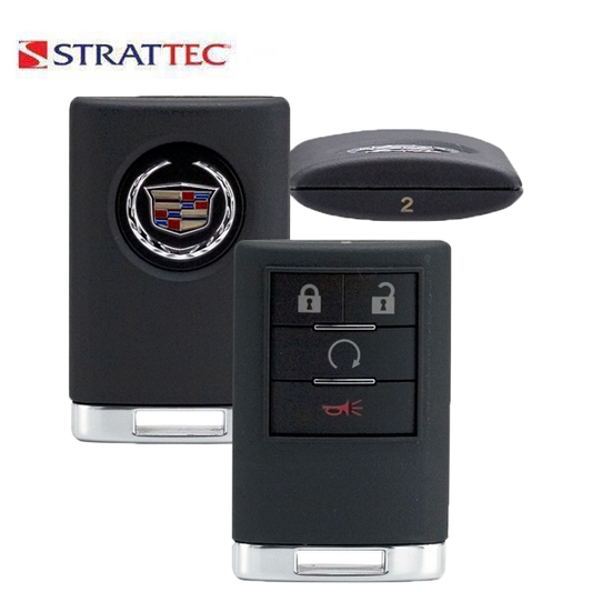 2007-2014 Cadillac Escalade / 4-Button Keyless Entry Remote / PN: 5923886 / OUC6000066 (Strattec) (Driver 2)