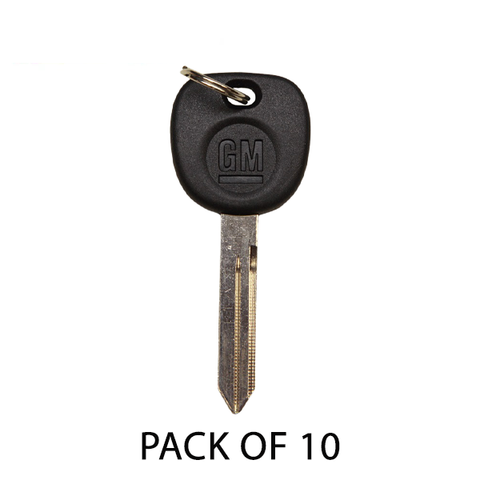 Strattec - 5928818 - GM B102 - Mechanical Plastic Head Key B102P - Pack Of 10