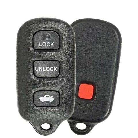 2002-2006 Toyota Camry Solara / 4-Button Keyless Entry Remote / PN: 5931641 / GQ43VT14T (Strattec)